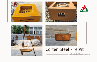 Corten Steel Fire Pit